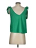 Aqua 100% Polyester Green Sleeveless T-Shirt Size XS - photo 2