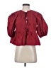 Olivaceous Burgundy 3/4 Sleeve Blouse Size S - photo 1