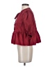 Olivaceous Burgundy 3/4 Sleeve Blouse Size S - photo 5