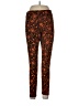 Faded Glory Print Orange Leggings Size L - photo 1