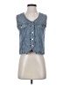 Universal Thread Blue Denim Vest Size S - photo 1