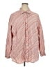 White Stag 100% Cotton Stripes Pink Long Sleeve Button-Down Shirt Size 26 - 28 - photo 1
