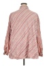 White Stag 100% Cotton Stripes Pink Long Sleeve Button-Down Shirt Size 26 - 28 - photo 2