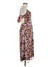 Le Lis Floral Pink Casual Dress Size L - photo 4