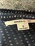 O'Neill 100% Viscose Houndstooth Black Long Sleeve Blouse Size S - photo 7