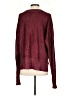 Beach Riot 100% Polyester Metallic Burgundy Turtleneck Sweater Size S - photo 2