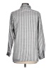 Prophecy Houndstooth Silver Long Sleeve Button-Down Shirt Size 12 - photo 2