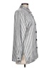 Prophecy Houndstooth Silver Long Sleeve Button-Down Shirt Size 12 - photo 4