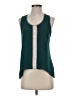 Naked Zebra 100% Polyester Teal Sleeveless Blouse Size S - photo 1