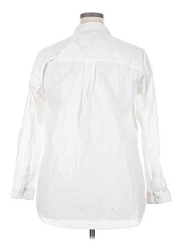 Ellos Long Sleeve Button-Down Shirt (view 2)