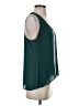 Naked Zebra 100% Polyester Teal Sleeveless Blouse Size S - photo 4