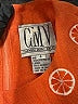 Carmen Marc Valvo 100% Polyester Orange Sleeveless Top Size 4 - photo 7