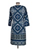 Wisp Paisley Blue Casual Dress Size 10 - photo 2