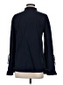 Tory Burch 100% Cotton Blue Long Sleeve Blouse Size 2 - photo 2
