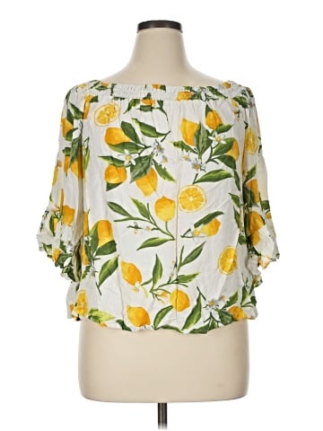 Unique Spectrum 3/4 Sleeve Blouse (view 1)