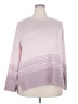 Ella Moss Stripes Pink Pullover Sweater Size XXL - photo 1
