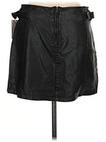 Free People Faux Leather Skirt (view 2)