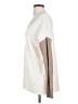 Lands' End 100% Cashmere Color Block Ivory Cashmere Pullover Sweater Size XXS - photo 5