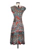 En Focus Studio 100% Polyester Paisley Gray Cocktail Dress Size 4 - photo 2