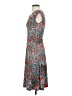 En Focus Studio 100% Polyester Paisley Gray Cocktail Dress Size 4 - photo 5