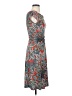En Focus Studio 100% Polyester Paisley Gray Cocktail Dress Size 4 - photo 4