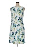 AGB Print Blue Cocktail Dress Size 8 - photo 1