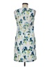 AGB Print Blue Cocktail Dress Size 8 - photo 2