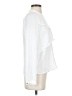 Zara Basic 100% Polyester White Long Sleeve Blouse Size XS - photo 4