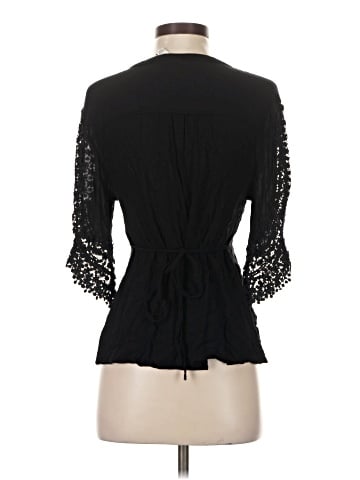 American Rag Cie 3/4 Sleeve Blouse (view 2)