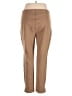 Rafaella Solid Brown Casual Pants Size XL - photo 2