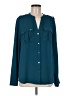 Calvin Klein Teal Long Sleeve Blouse Size M - photo 1