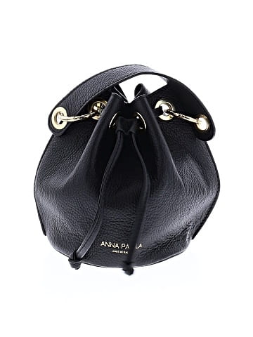 Anna Paola Leather Bucket Bag (view 1)
