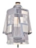 Rose + Olive Color Block Blue 3/4 Sleeve Button-Down Shirt Size 2X - photo 2