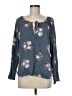 Lovestitch 100% Rayon Blue Long Sleeve Blouse Size M - photo 1