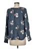 Lovestitch 100% Rayon Blue Long Sleeve Blouse Size M - photo 2