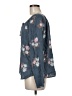Lovestitch 100% Rayon Blue Long Sleeve Blouse Size M - photo 5