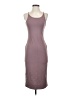 Leith Solid Gray Casual Dress Size S - photo 1