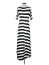 Exist Stripes Gray Casual Dress Size S - photo 2