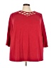 Catherines Red 3/4 Sleeve T-Shirt Size 2X - photo 1