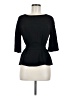 Amanda Uprichard 100% Polyester Black 3/4 Sleeve Top Size M - photo 1