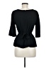 Amanda Uprichard 100% Polyester Black 3/4 Sleeve Top Size M - photo 2