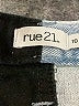 rue21 Color Block Black Denim Shorts Size 10 - photo 3