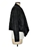 INC International Concepts 100% Polyester Metallic Solid Black Blazer Size M - photo 4