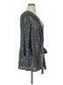 Clara Sun Woo Silver Long Sleeve Blouse Size 1X - photo 4