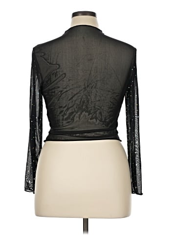Shein Curve Long Sleeve Blouse (view 2)