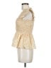 Kourt Yellow Sleeveless Blouse Size M - photo 5
