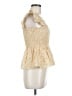 Kourt Yellow Sleeveless Blouse Size M - photo 4