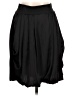 H&M 100% Polyester Solid Black Formal Skirt Size 10 - photo 1