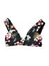 Vanilla Beach Floral Black Swimsuit Top Size M - photo 1