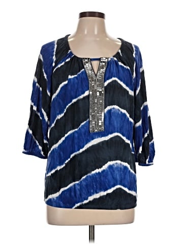 INC International Concepts 3/4 Sleeve Blouse (view 1)